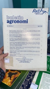 Image of Buletin Agronomi Vol.XXXII No. 1 April 2004