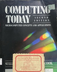 Image of Computing Today: Microcomputer Concepts and Applications