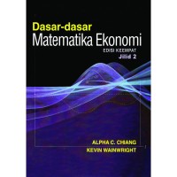 Image of Dasar-dasar Matematika Ekonomi edisi 4 jilid 2