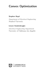 Image of e-Book -  Convex Optimization  (Edisi 1)
