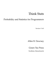 Image of e-Book - Think Stats: Probability and Statistics for Programmers