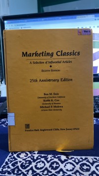 Image of Marketing Classics - A Selection of Influential Articles