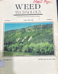 Image of Weed Technology Vol. 10 No. 2 April - June 1996