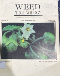 Image of Weed Technology Vol. 5 No. 3 July - September 1991