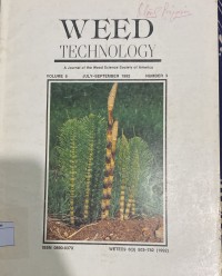 Image of Weed Technology Vol. 6 No. 3 July - September  1992