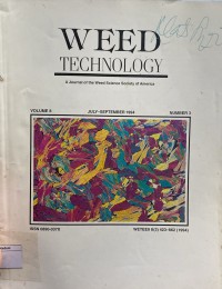 Image of Weed Technology Vol. 8 No. 3 July - September 1994